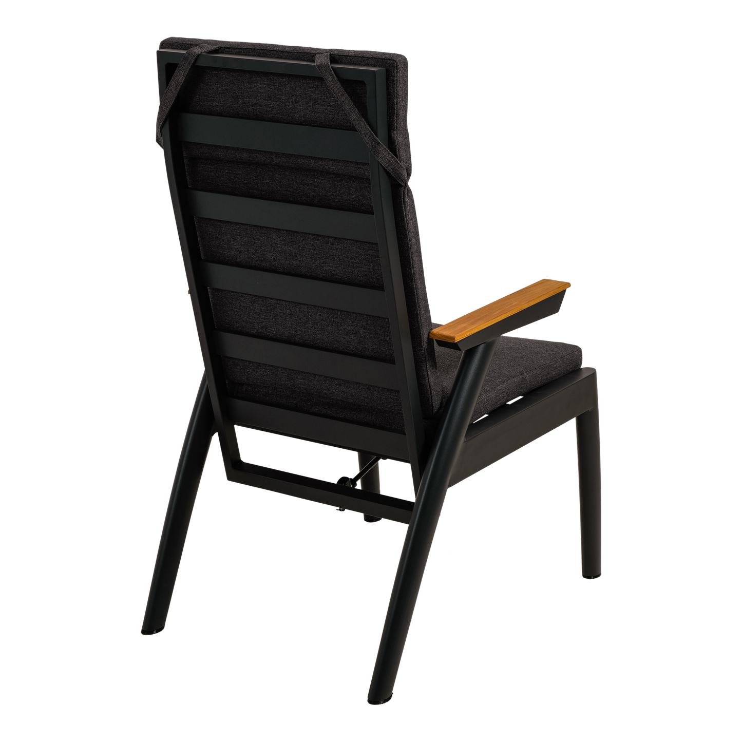 Tuinstoel Florence | Zwart Aluminium