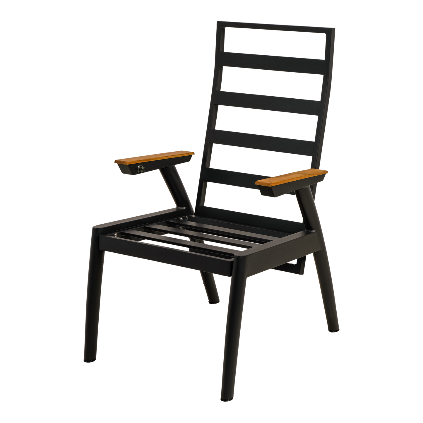 Tuinstoel Florence | Zwart Aluminium