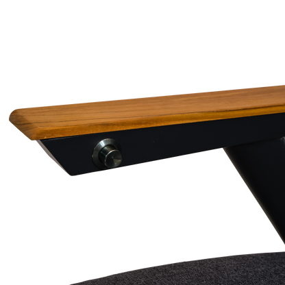 Tuinstoel Florence | Zwart Aluminium