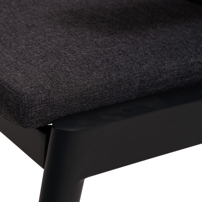 Tuinstoel Florence | Zwart Aluminium