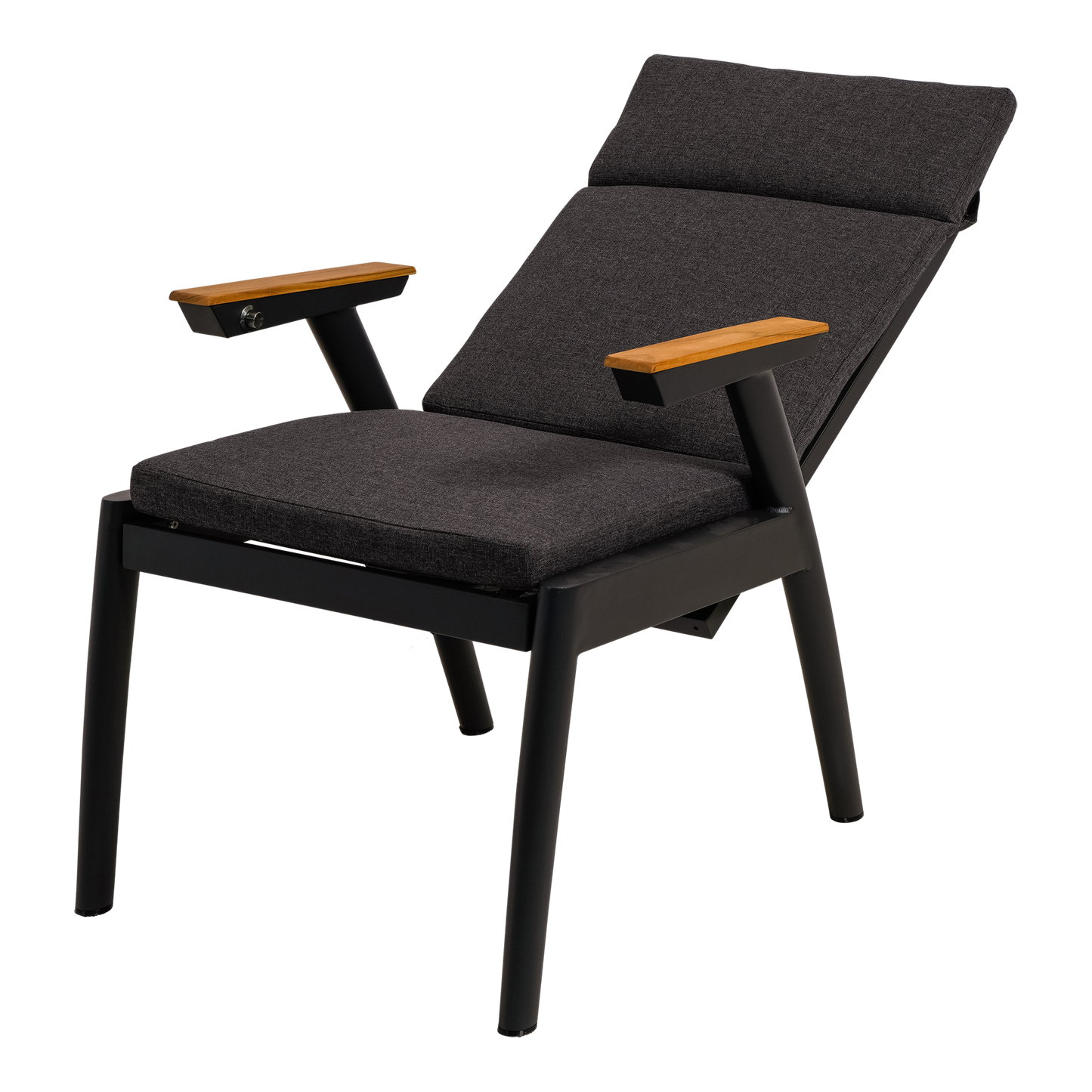 Tuinstoel Florence | Zwart Aluminium