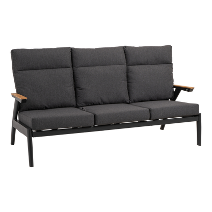 Loungebank Florence | Antraciet Aluminium