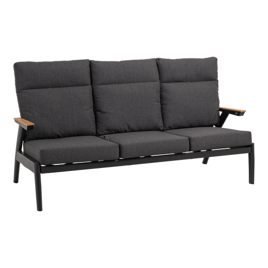 Loungebank Florence | Antraciet Aluminium