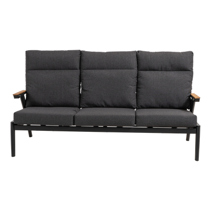 Loungebank Florence | Antraciet Aluminium