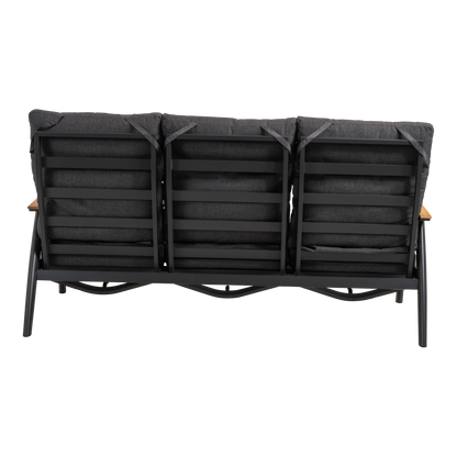 Loungebank Florence | Antraciet Aluminium