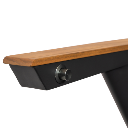 Loungebank Florence | Antraciet Aluminium