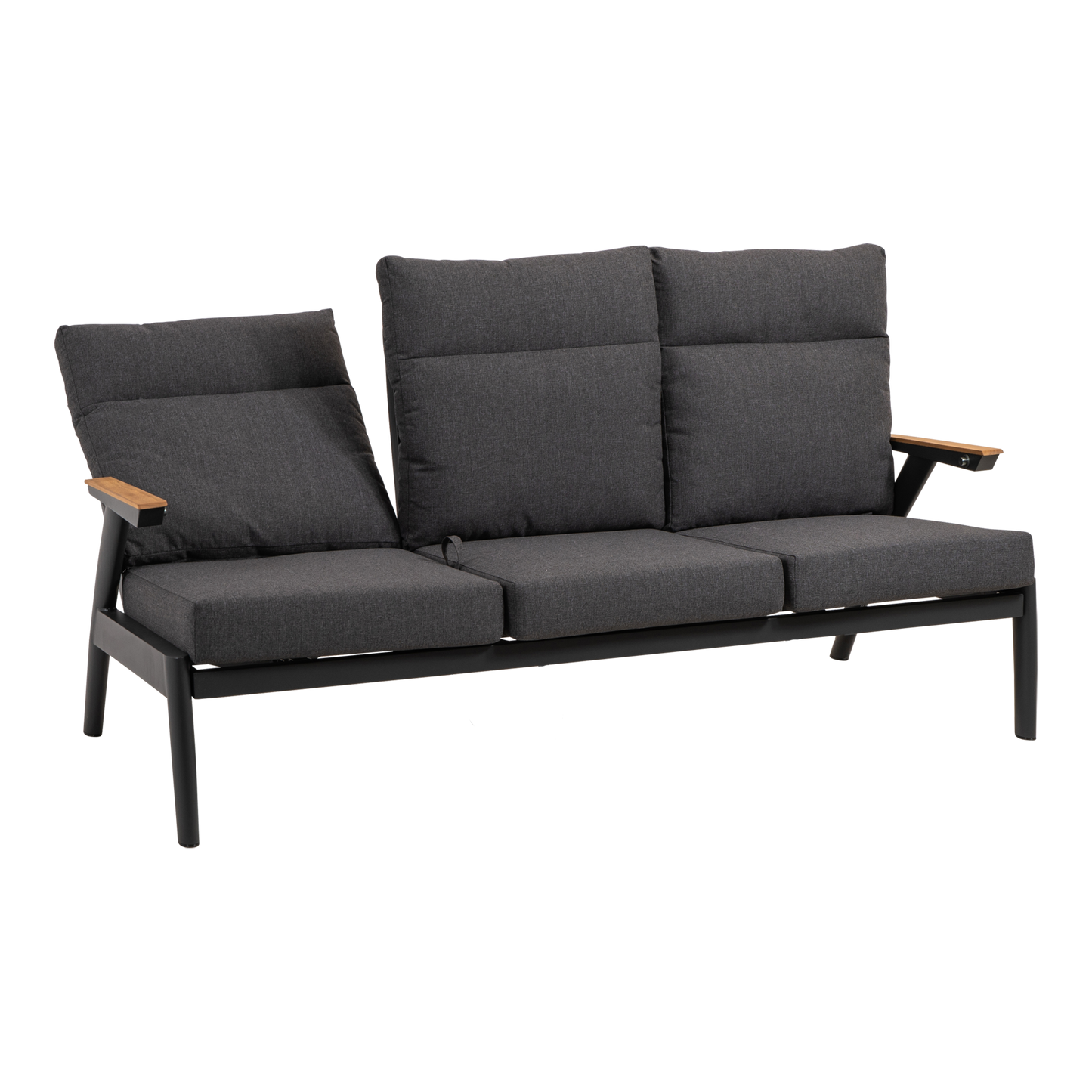 Loungebank Florence | Antraciet Aluminium