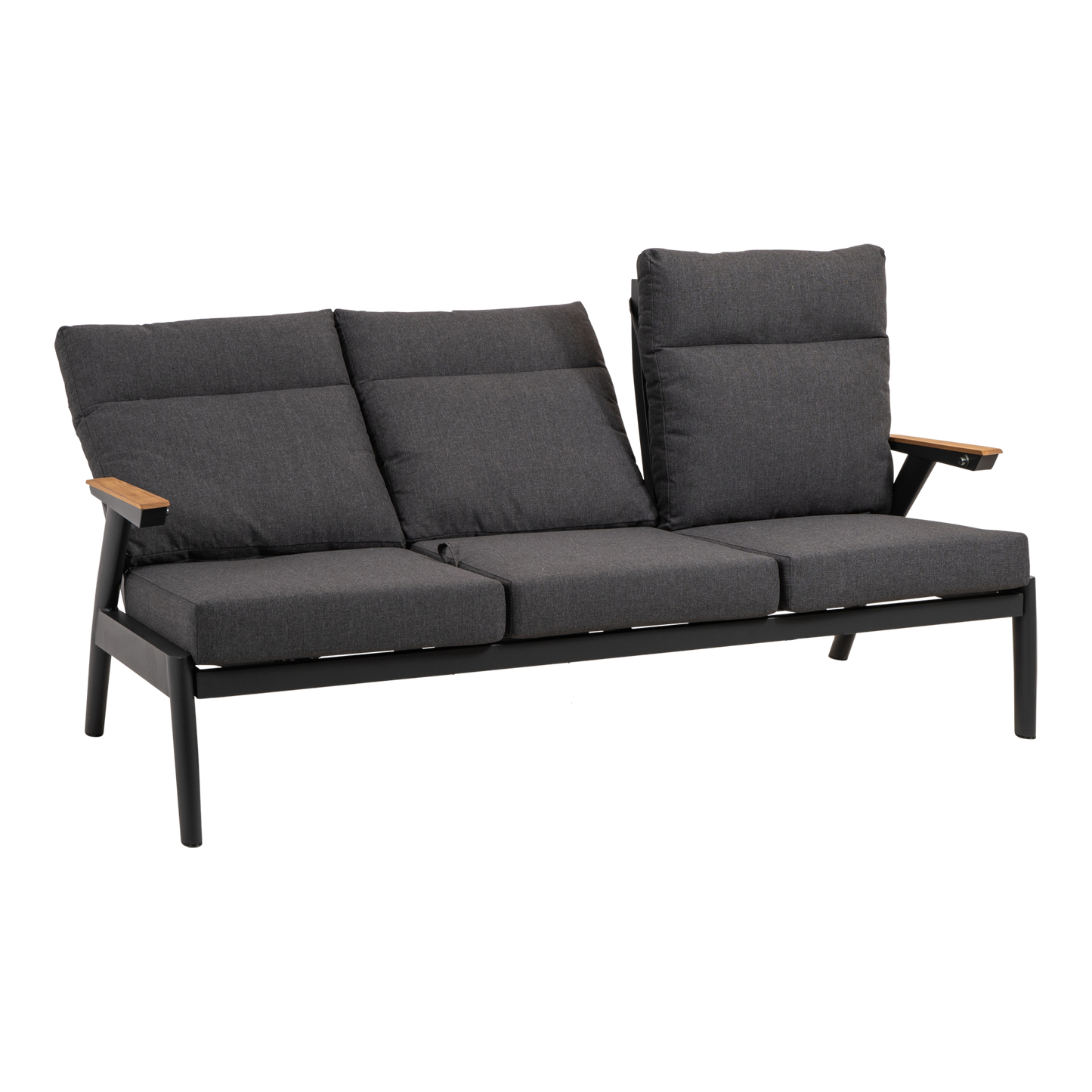 Loungebank Florence | Antraciet Aluminium