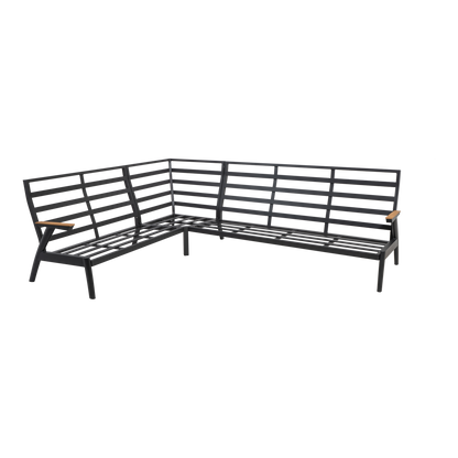 Lounge hoekset Florence | Grijs Aluminium