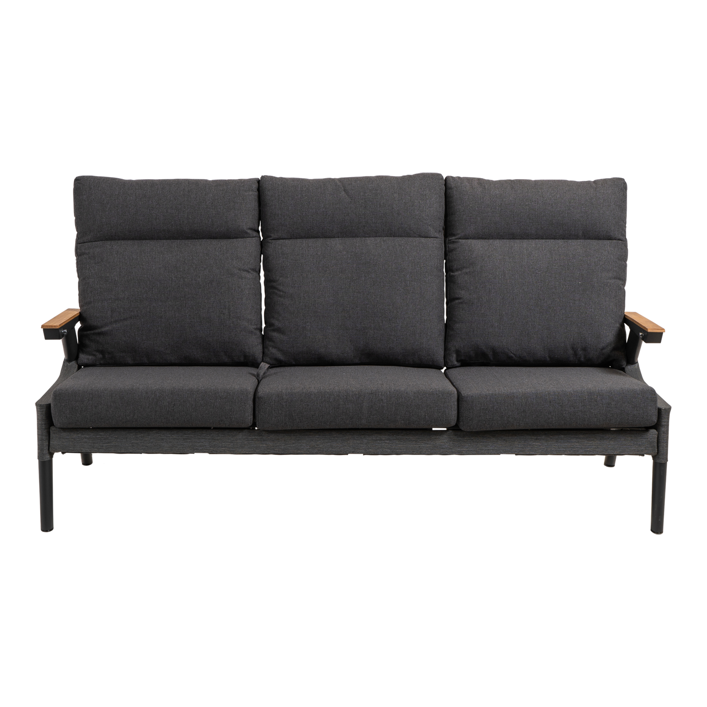 Loungebank Florence | Antraciet Textiel