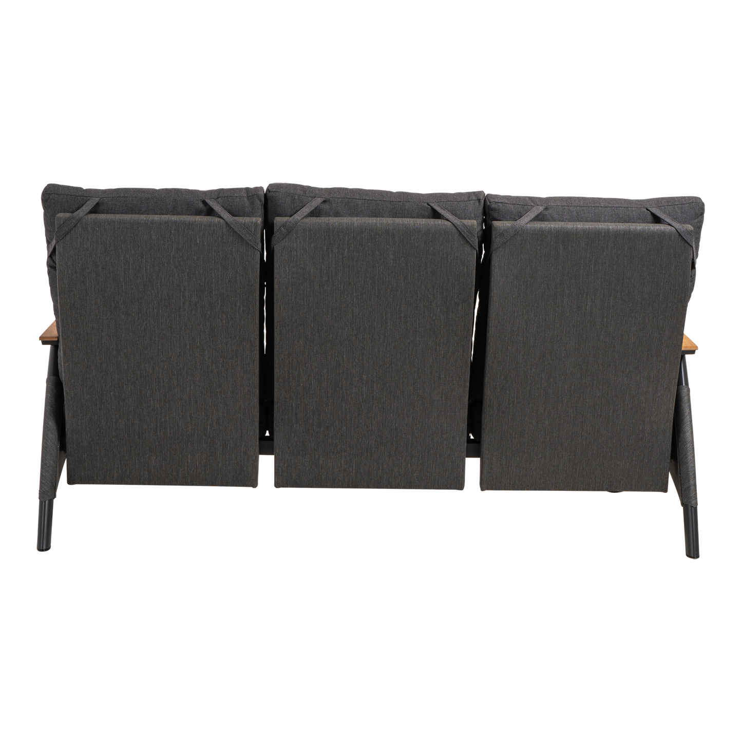 Loungebank Florence | Antraciet Textiel