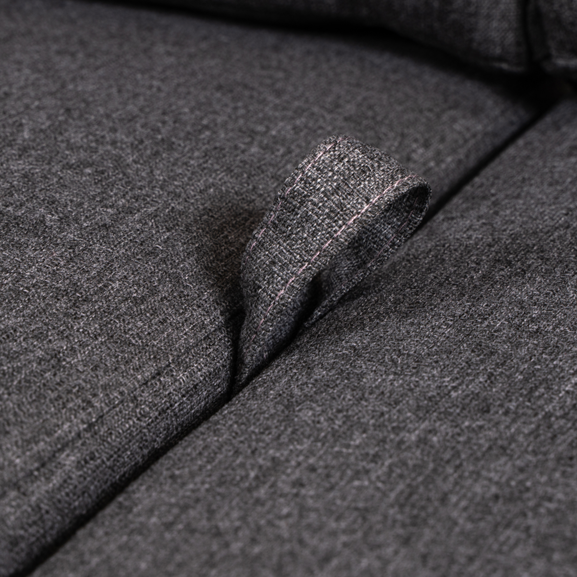 Loungebank Florence | Antraciet Textiel