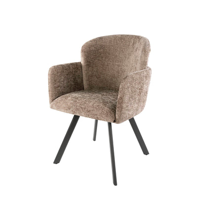 Eetkamerstoel Aris | Stof Hoven Champagne