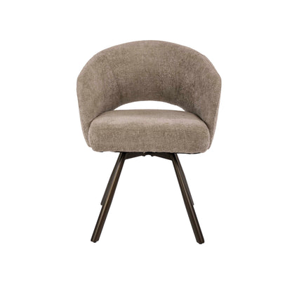 Eetkamerstoel Salon | Stof | Bruin