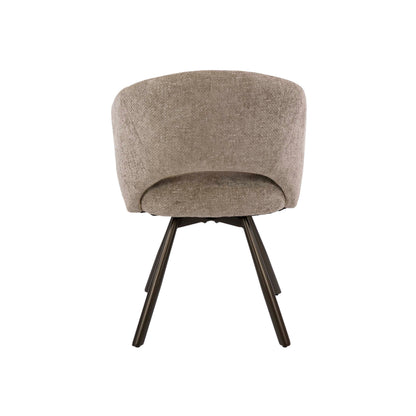 Eetkamerstoel Salon | Stof | Bruin