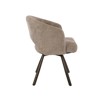 Eetkamerstoel Salon | Stof | Bruin