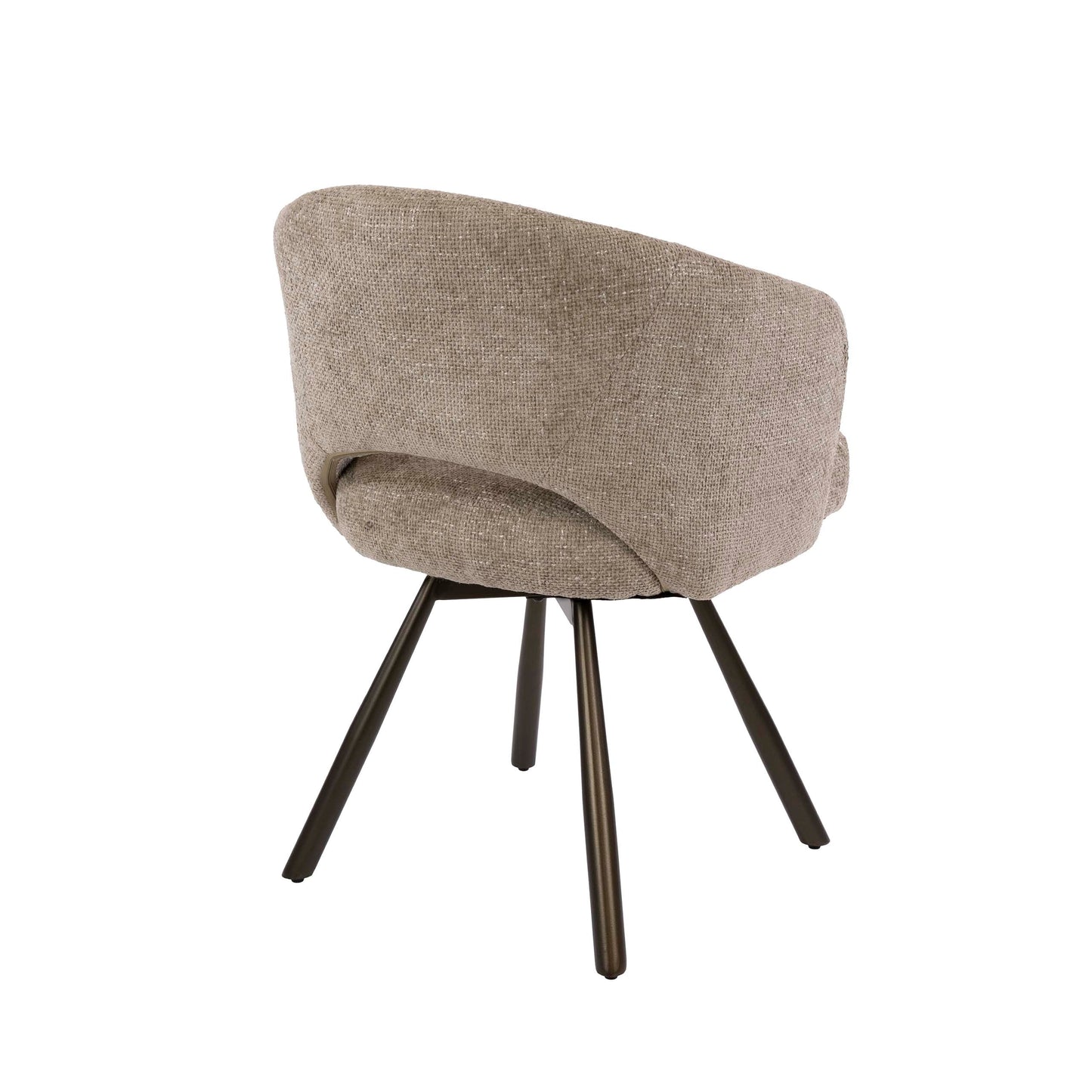 Eetkamerstoel Salon | Stof | Bruin