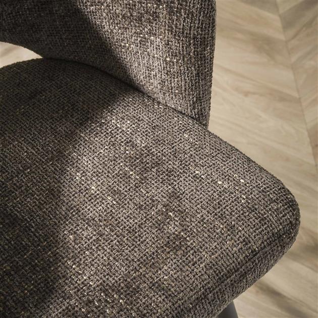 Eetkamerstoel Salon | Bruin Stof