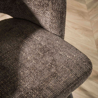 Eetkamerstoel Salon | Bruin Stof