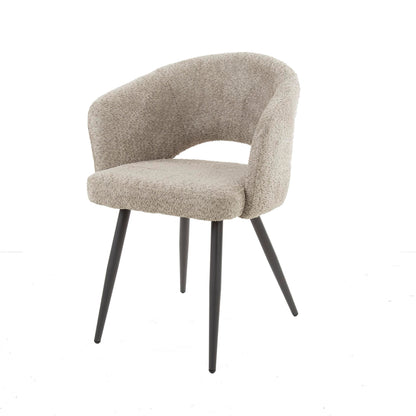 Eetkamerstoel Salem | Beige Bouclé