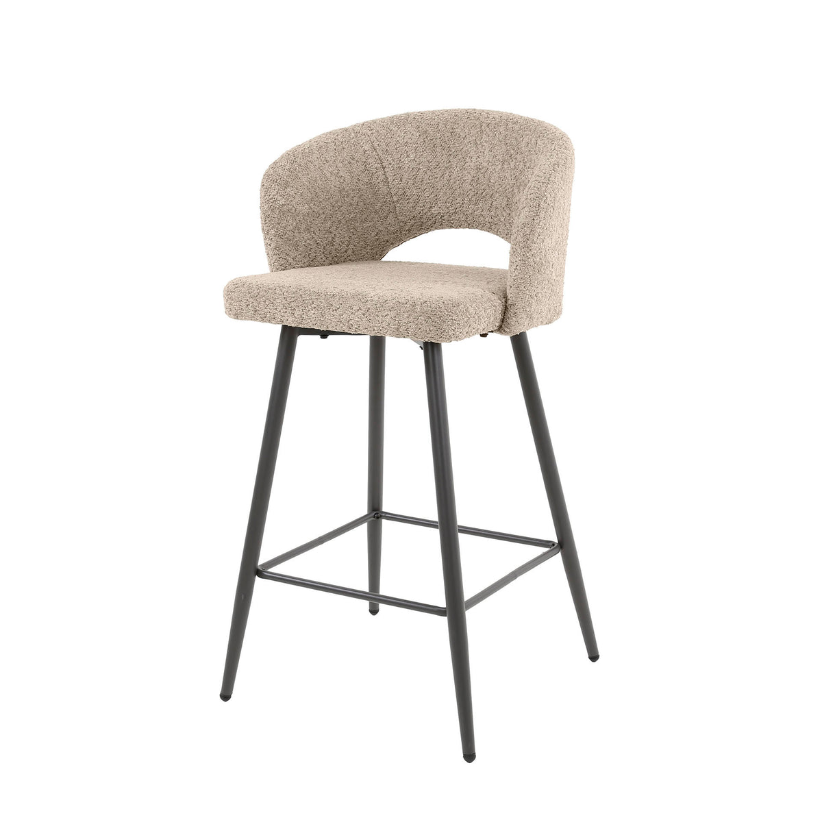 Barstoel Salon | Beige Bouclé