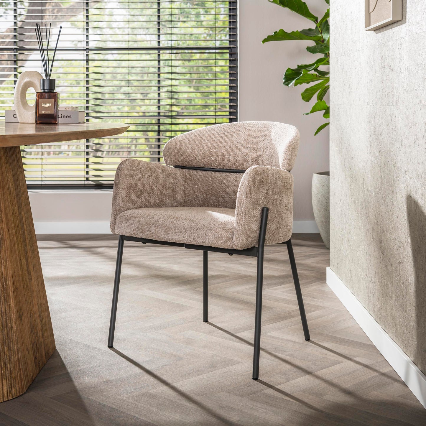 Eetkamerstoel Gira | Zand Stof