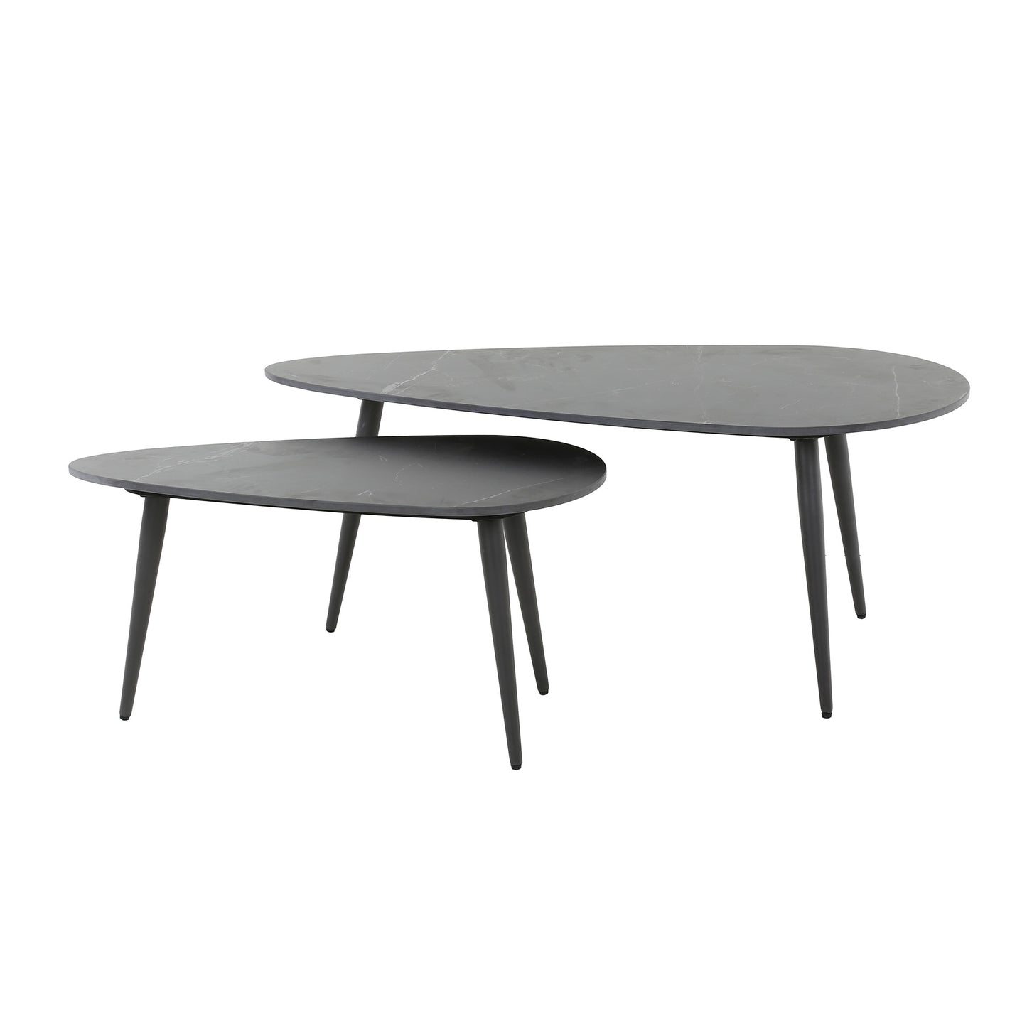 Salontafel Marcus | Set Van 2 | Zwart Keramiek