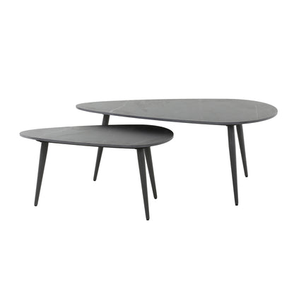 Salontafel Marcus | Set Van 2 | Zwart Keramiek