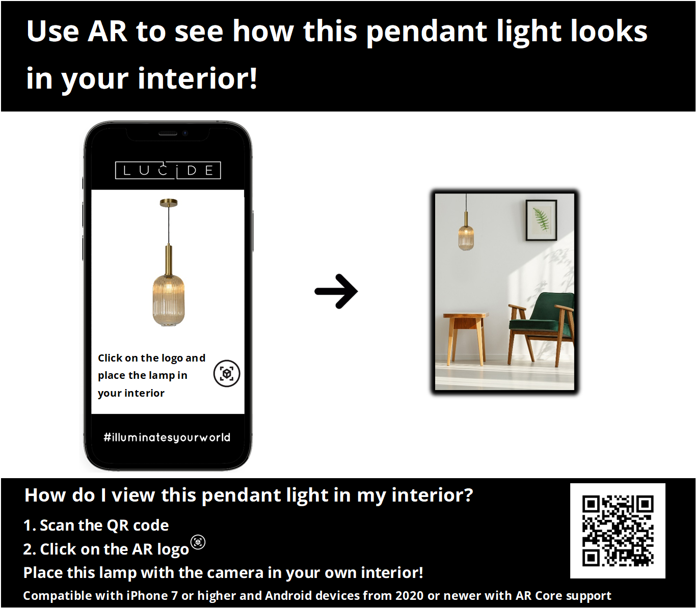 Hanglamp Maloto | Amber