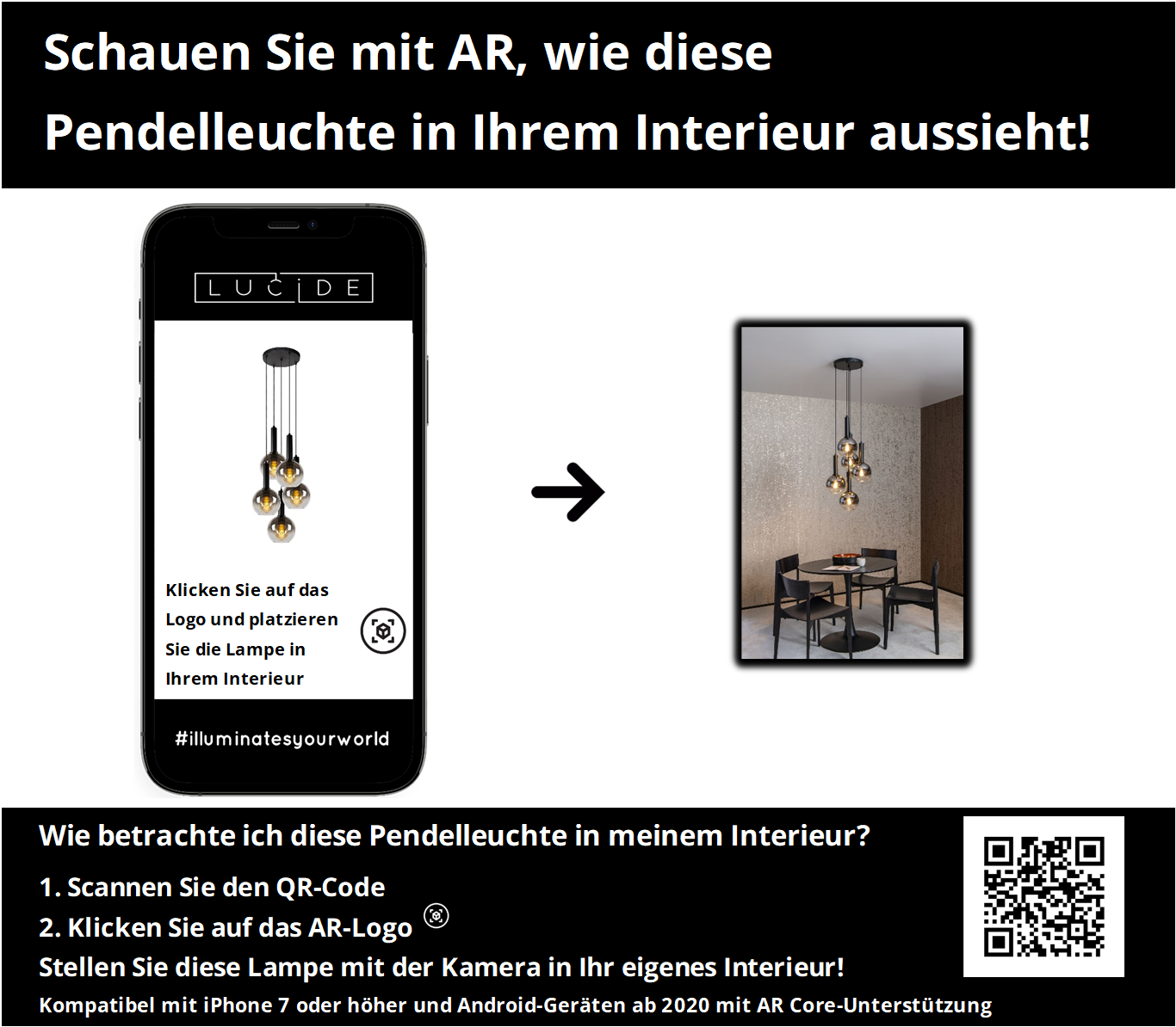 Hanglamp Marius | Zwart