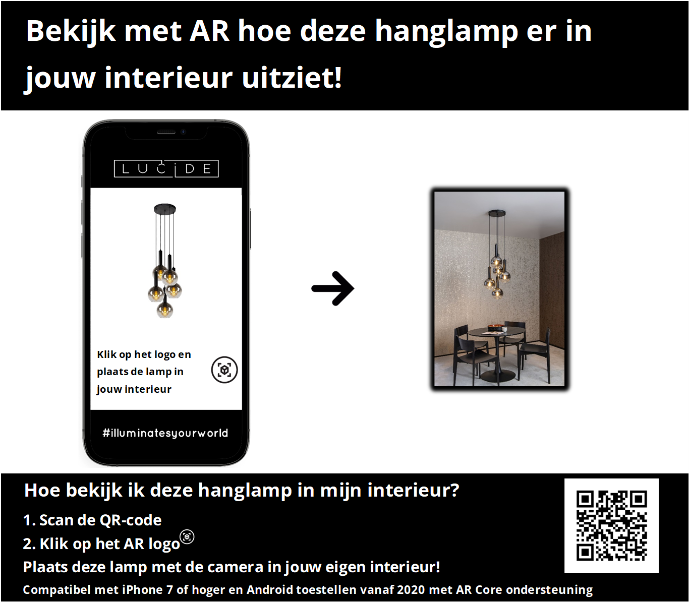 Hanglamp Marius | Zwart