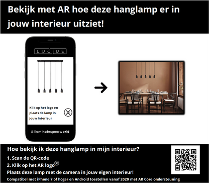 Hanglamp Evora | Zwart