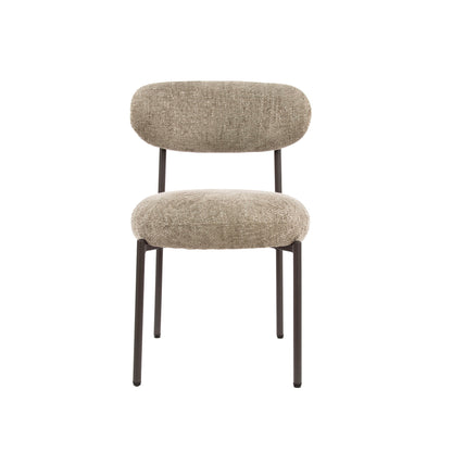 Eetkamerstoel Round | Stof Beige