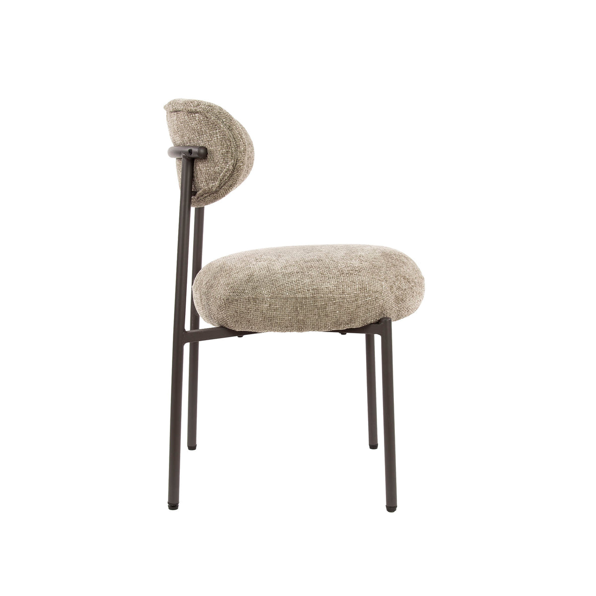 Eetkamerstoel Round | Stof Beige