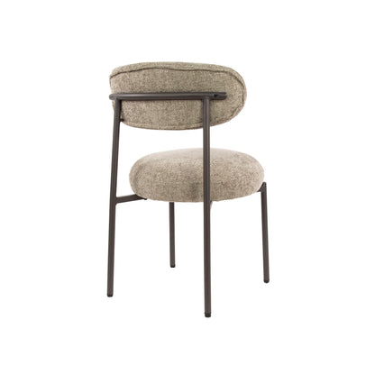 Eetkamerstoel Round | Stof Beige