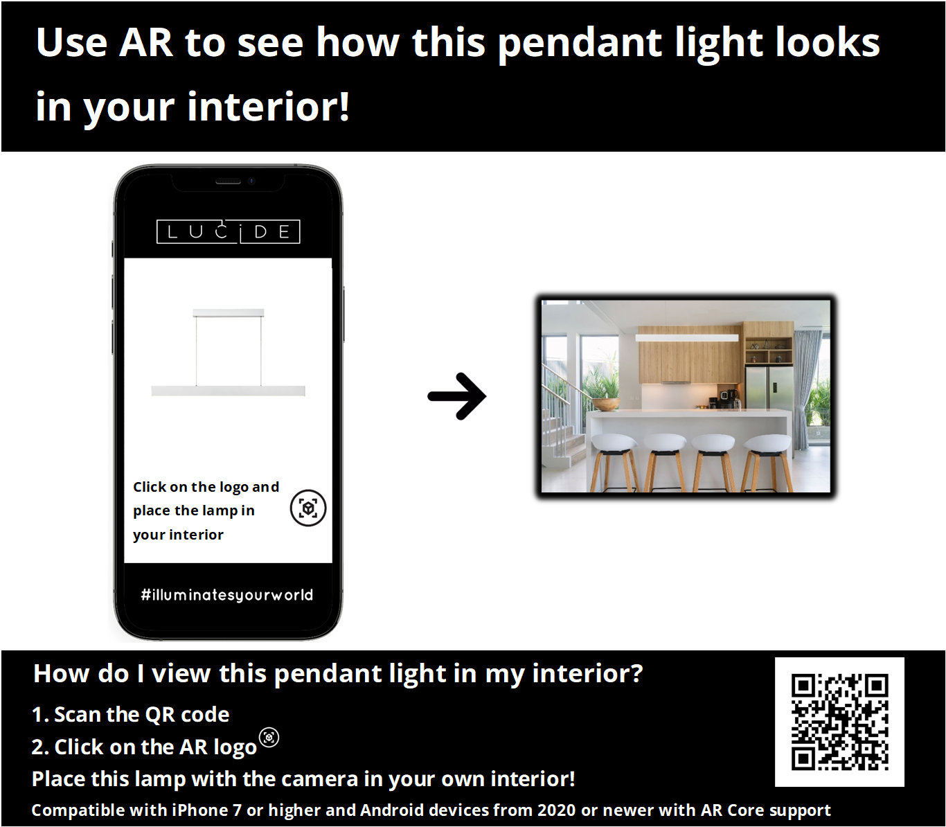 Hanglamp Raya LED | Wit