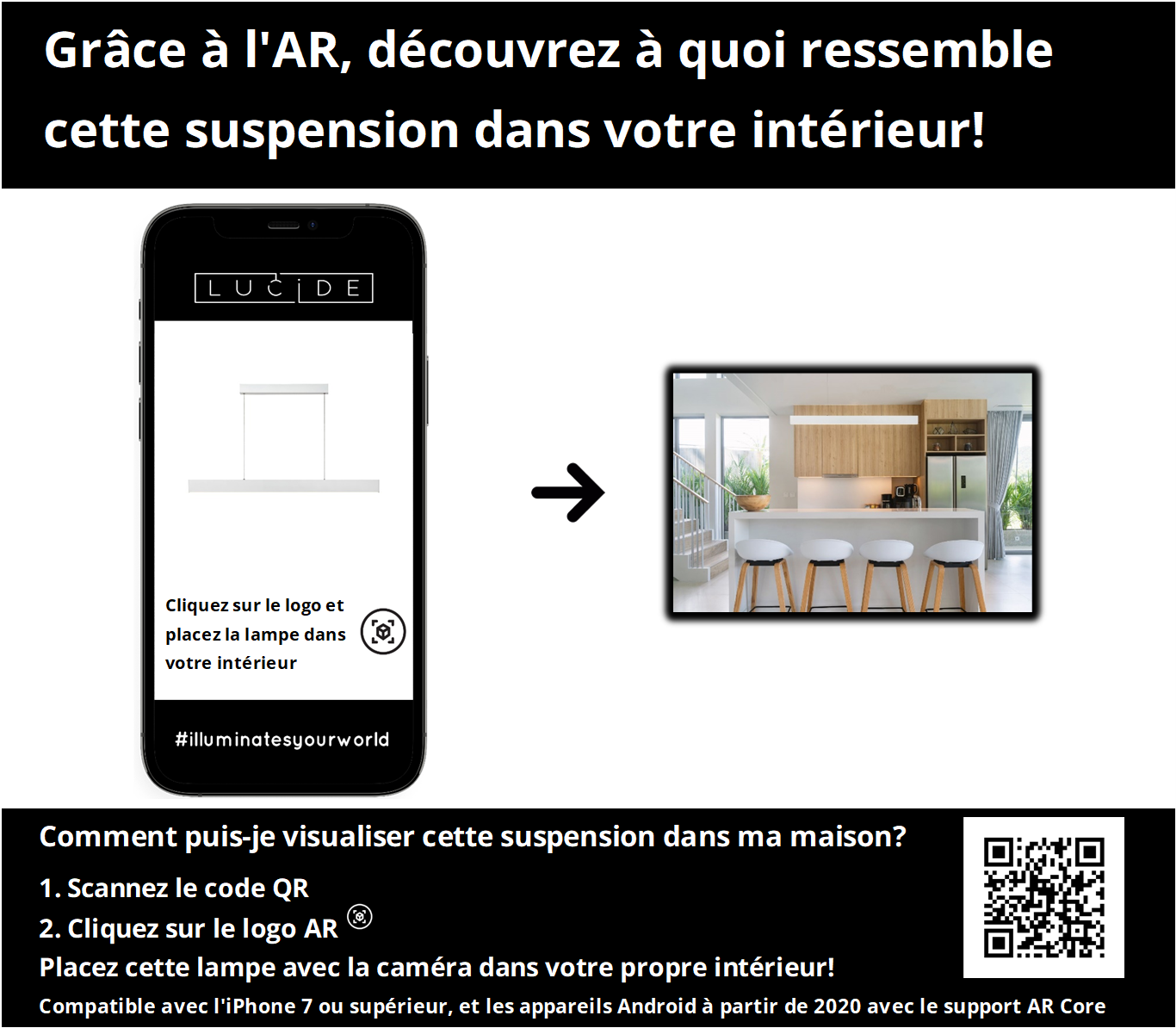 Hanglamp Raya LED | Wit