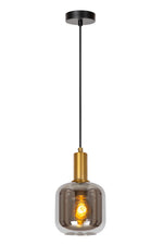 Hanglamp Joanet | Grijs Glas