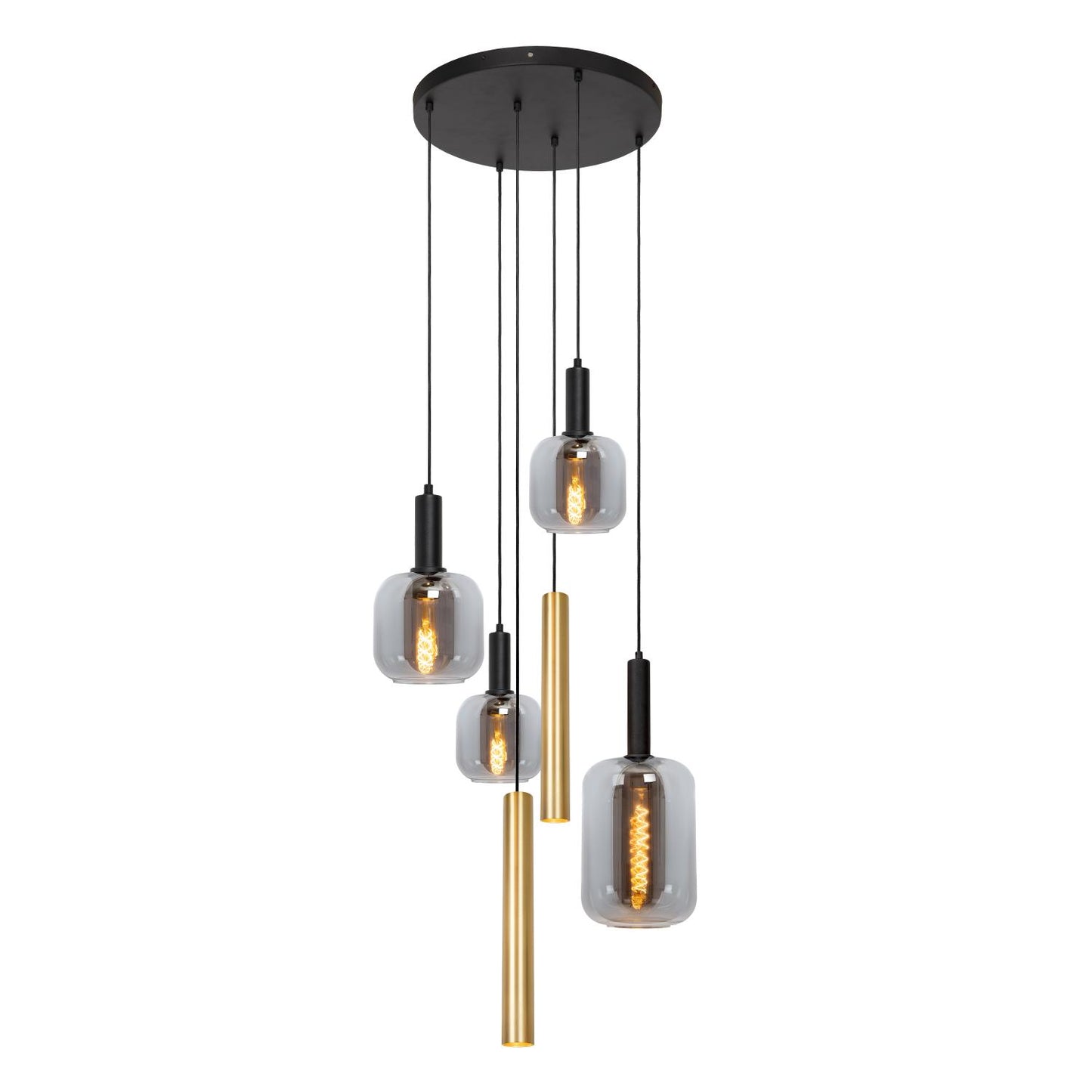 Hanglamp Joanet | Goud Glas