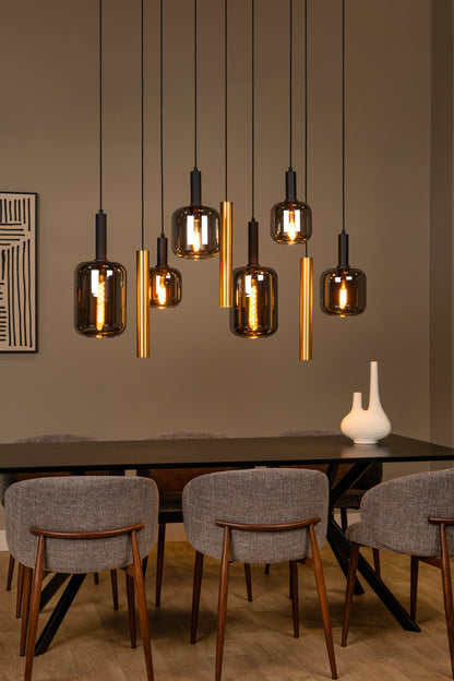 Hanglamp Joanet | Goud Glas