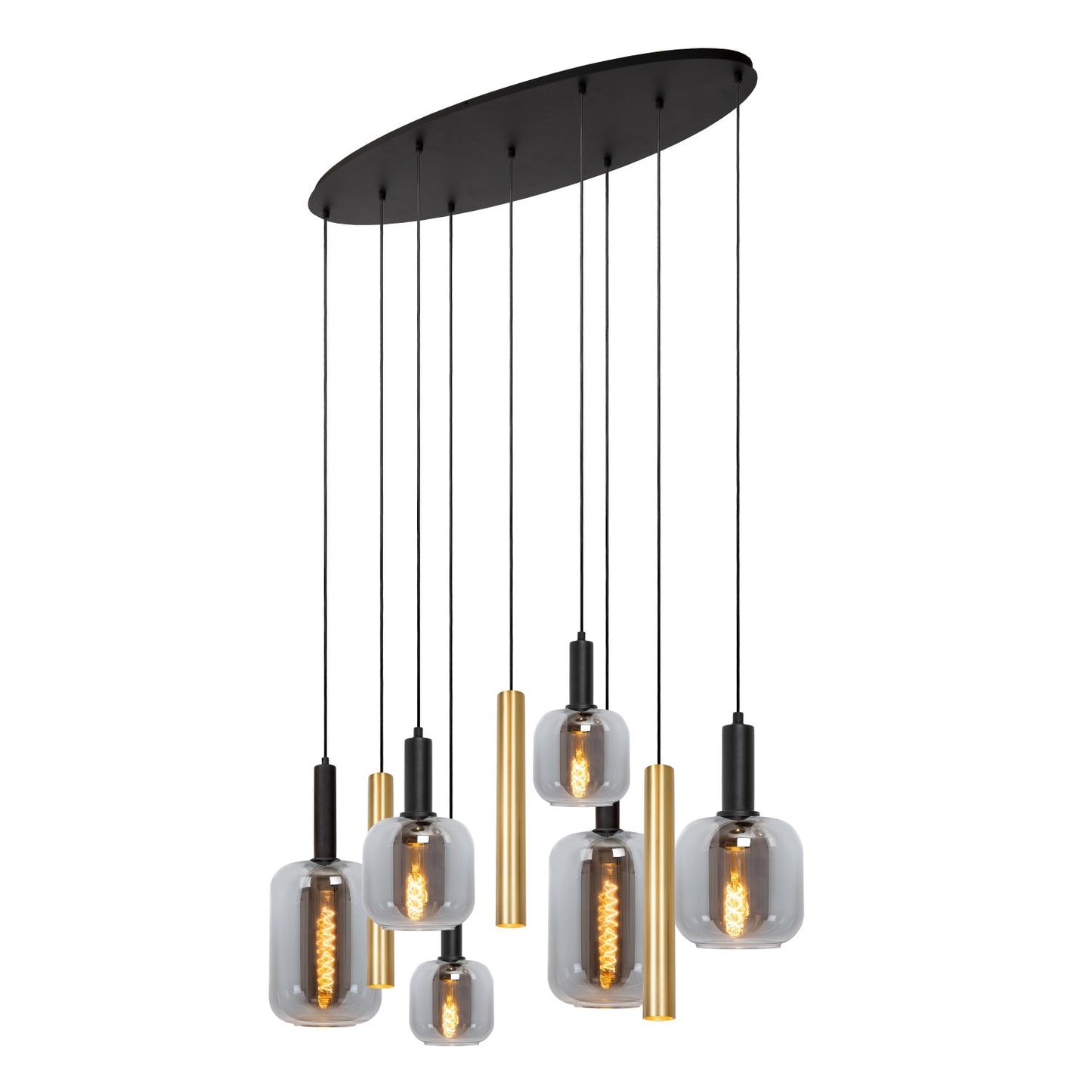 Hanglamp Joanet | Goud Glas