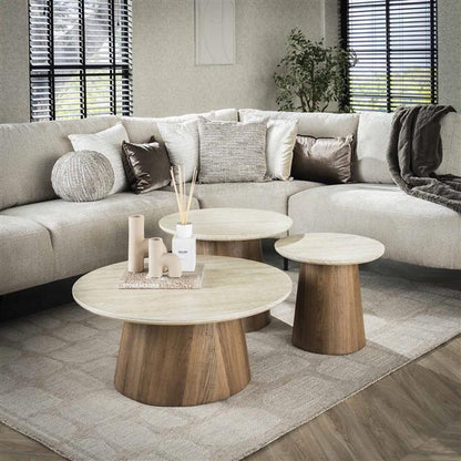 Salontafel Maverick | Beige Keramiek