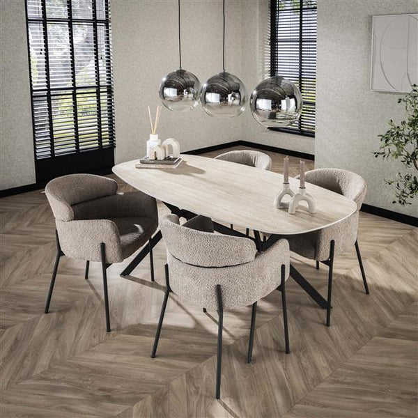 Eettafel Naomi | Wit Keramiek
