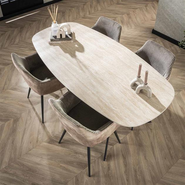 Eettafel Naomi | Wit Keramiek