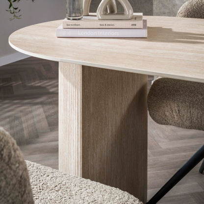 Eettafel Romano Arch | Keramiek Travertin