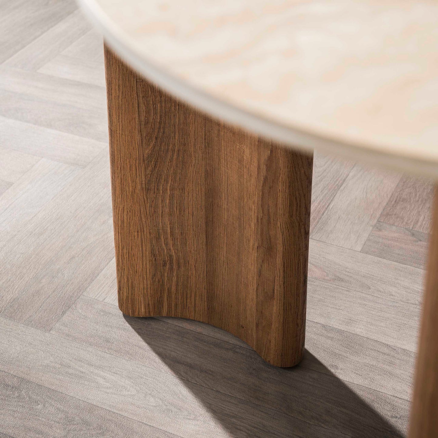 Eettafel Romano Curvo | Keramiek Travertin