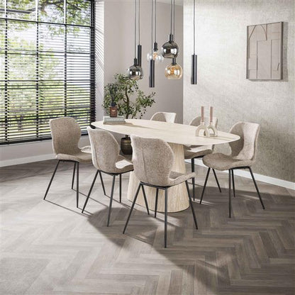 Eettafel Ardent | Keramiek Beige