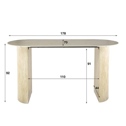 Bartafel Ardent | Keramiek Beige