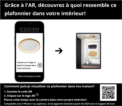 Plafonnière Vidal | Ø | Goud