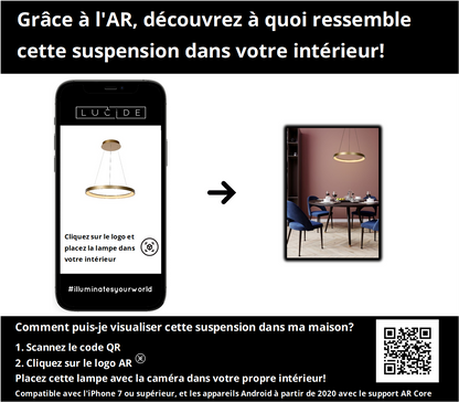 Hanglamp Vidal | 1 Lamp | Ø 58 cm | Goud